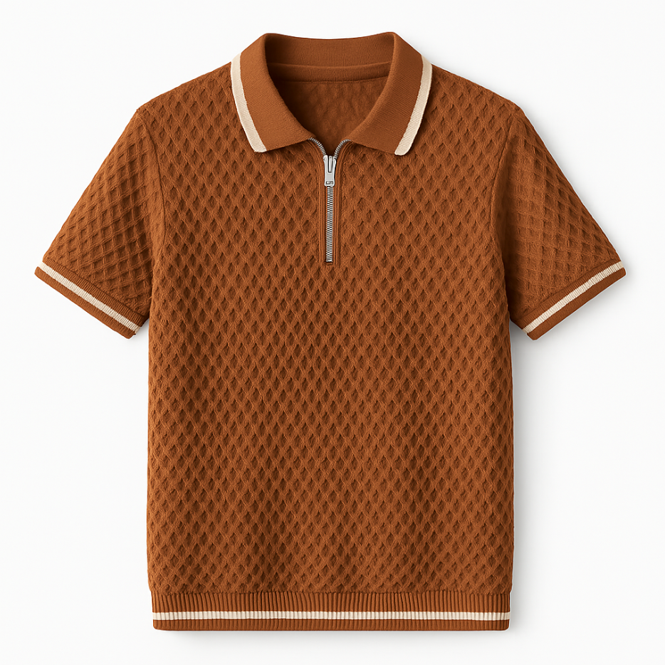 Polo Zip Knit